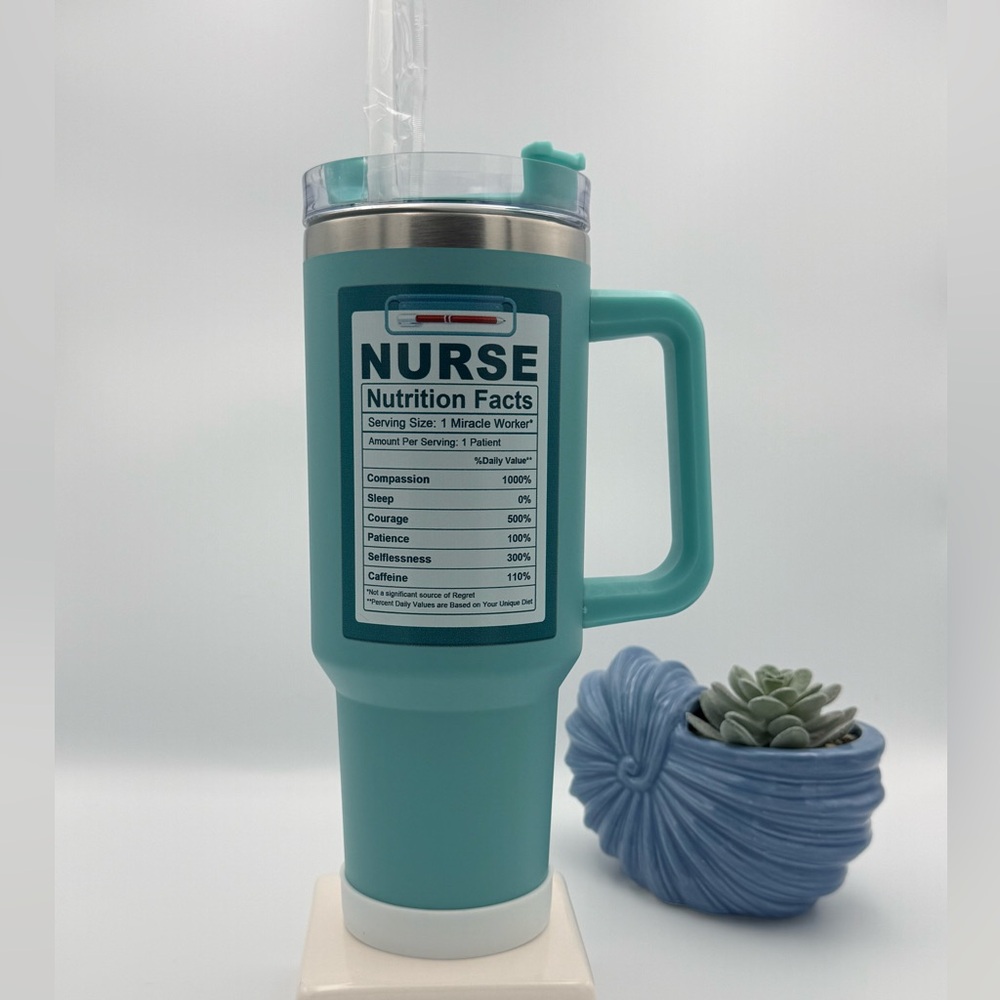 Nurse Gift 40oz Stainless Steel Tumbler NIB - Picture 7 of 7